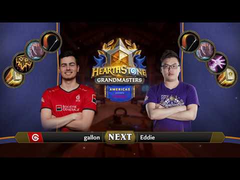 gallon vs Eddie - Group A Elimination - Hearthstone Grandmasters Americas 2020 Season 1 - Week 3