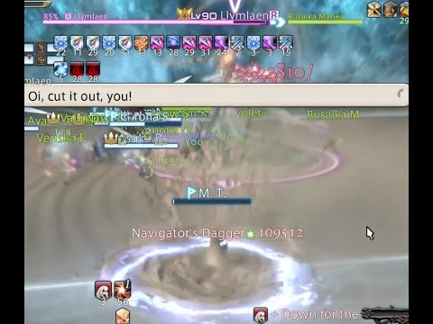 Final Fantasy 14 Easter Egg. Alliance Raid Thaleia Llymlaen Special Interaction