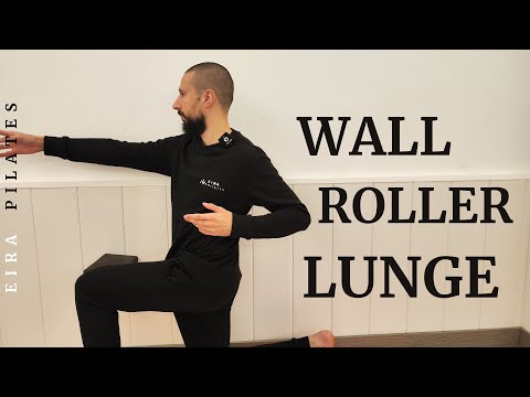 Wall Roller Lunge