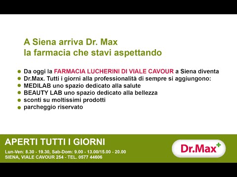 A Siena arriva Dr.MAX, la farmacia che stavi aspettando