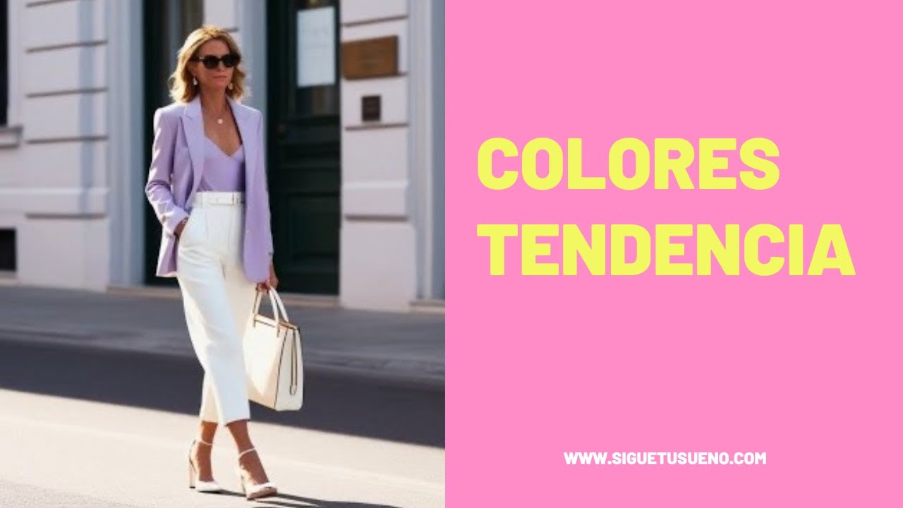 5 colores TENDENCIA que dominarán el 2025 y cómo usarlos para vestir chic elegante | Asesoría imagen