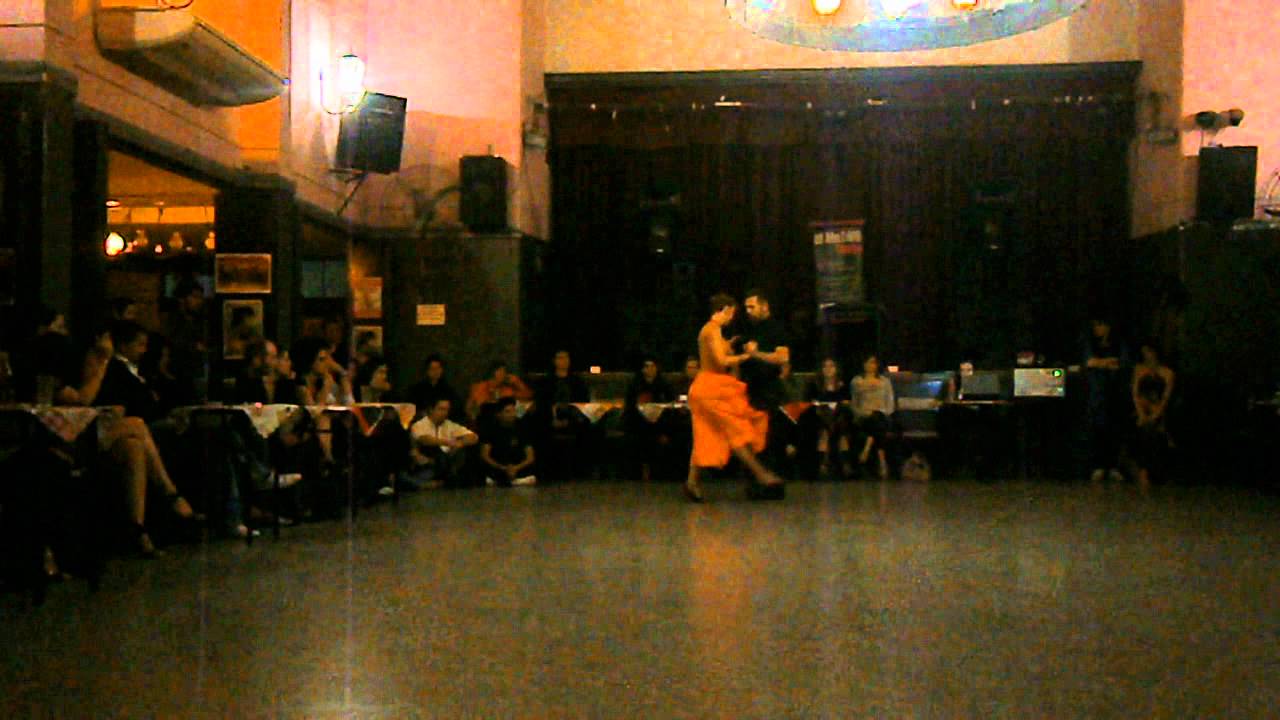 Melina Brufman y Claudio Gonzalez en El Motivo Tango, 27/8/12