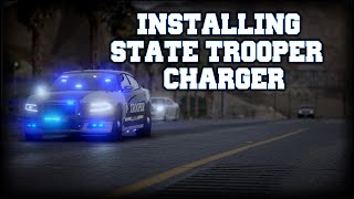 Installing Georgia State Trooper Charger | By Request | #gtav | #lspdfr