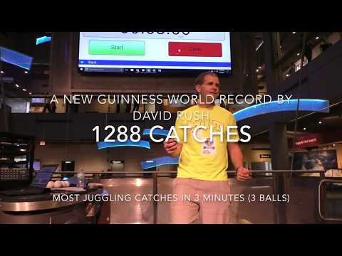 MIT Alum Attempts 3 World Records for Fastest 3 and 4 ball juggling at 10 year reunion