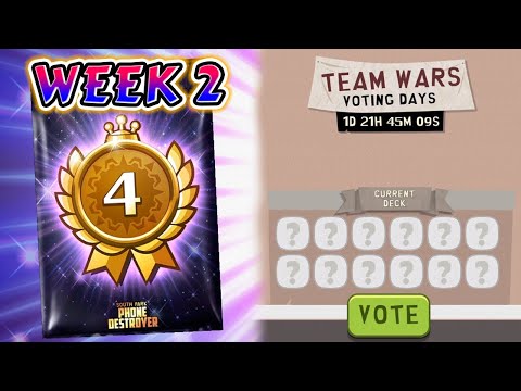 Team Wars (TVT) Pack + Votes (Week 2 2026) | South Park Phone Destroyer