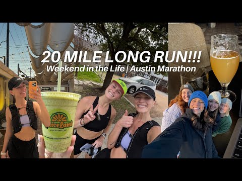 20 Mile Long Run! | Weekend In The Life | Austin Marathon