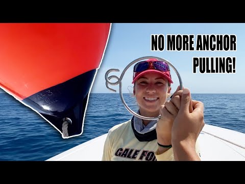 HOW TO USE AN ANCHOR BALL - Never pull an anchor again ⚓️ Using a polyform buoy | Gale Force Twins
