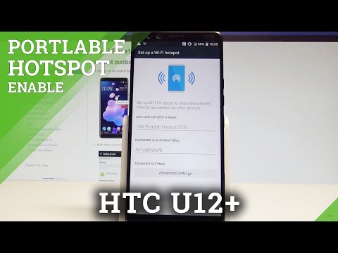 How to Enable Portable Hotspot on HTC U12+ - Share Wi-Fi / Mobile Hotspot |HardReset.Info