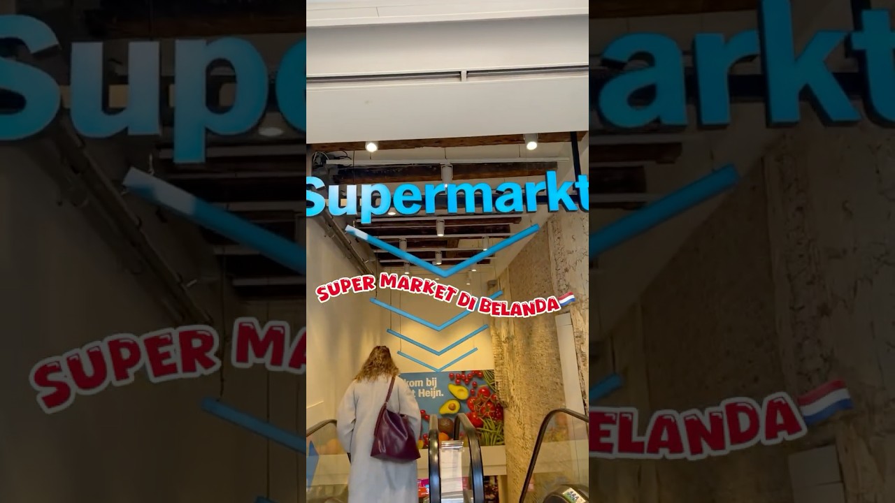 Harga belanjaan Super Market di Belanda🇳🇱 #shorts #amsterdam #belanda #sutepiii #jkt48