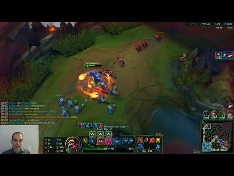 Dr Mundo vs Teemo, top lane, with commentary