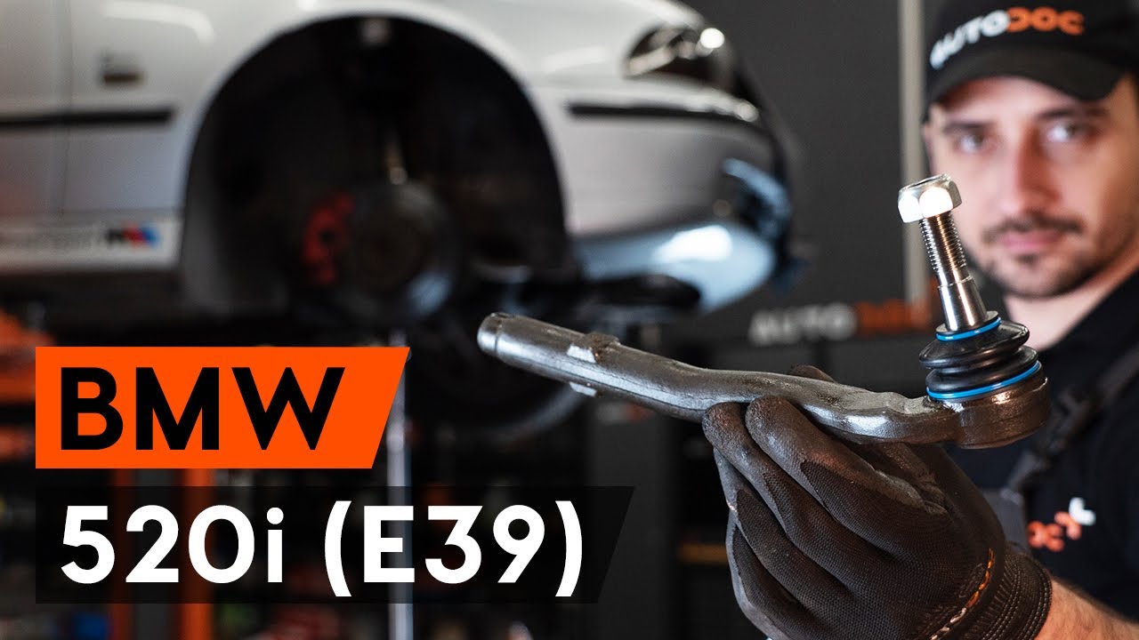 Kuinka vaihtaa raidetangon pää BMW E39-autoon – vaihto-ohje