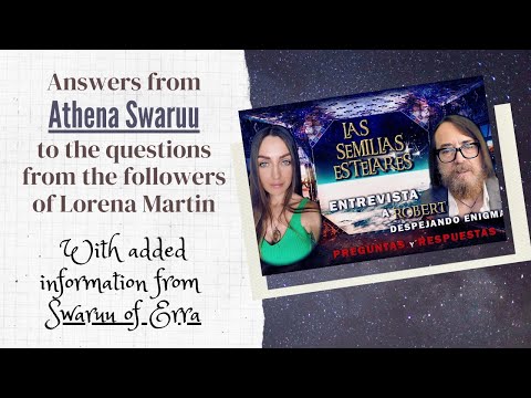 Athena Swaruu responds public´s questions for Lorena Martin´s interview with Robert