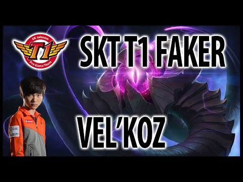 SKT Faker - Vel'Koz mid vs. Yasuo - Patch 5.15 challenger solo queue