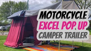 Motorcycle Pop Up Camper Trailer | Lees-Ure Lite | SLT Excell II | Motorcycle Tent Trailer