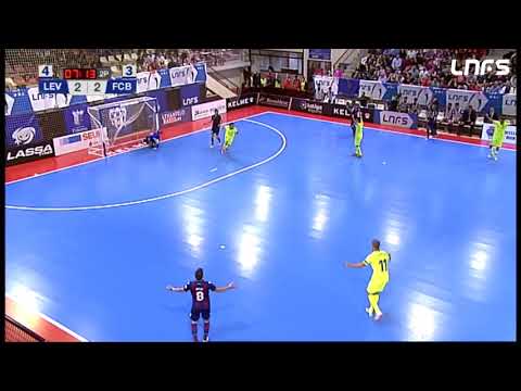 Gol Lozano (2-3) Levante UD FS - Barça Lassa. J4, 1Div. LNFS