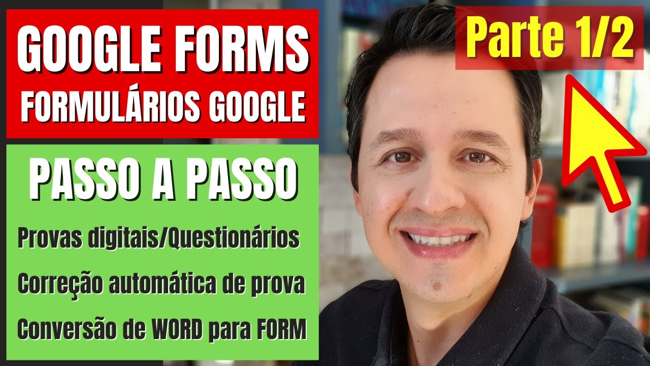 [PARTE 1/2] Tutorial Google Forms (Formulários Online). Passo a passo de provas, questionários, etc.