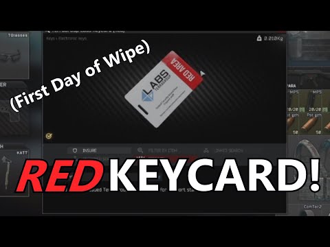 *RED KEYCARD* found FIRST DAY OF WIPE in Escape From Tarkov 12.11 (Full video out now!)