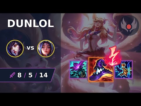 [ dunlol ] Ahri MID vs Irelia | NA GRANDMASTER | LOL Season 2024