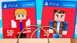 VIRAMOS UM JOGO DE VIDEO GAME NO MINECRAFT !