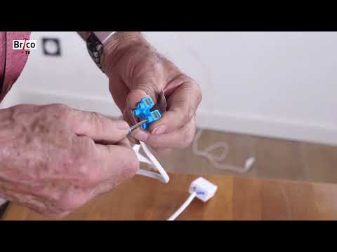 Robert Longechal utilise MAGIC ELEK, câble invisible