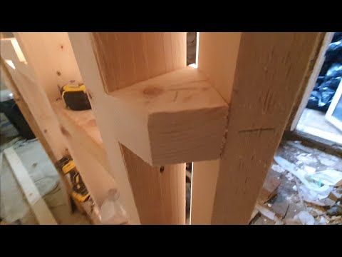 ANGLED CORNER 40 AND 38 DEGREE IN STUD WALL. JAK ZROBIĆ NAROŻNIK 40 I 38 STOPNI W ŚCIANCE DZIAŁOWEJ