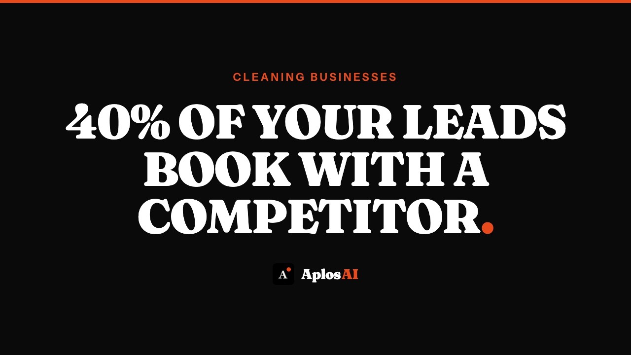 Cleaning Businesses: 40% of Your Leads Aren't Coming Back