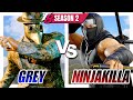 Tekken 8 High Level Matches GREY Eddy Vs NINJAKILLA Law