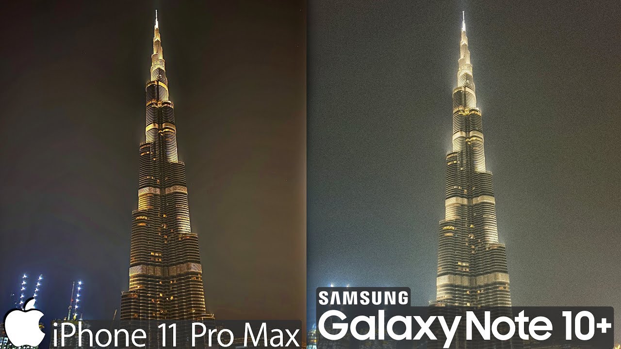 iPhone 11 Pro MAX vs Samsung Galaxy Note 10 Plus - Camera Test Comparison!