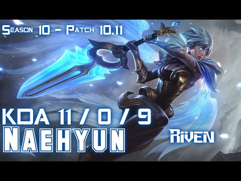Naehyun RIVEN vs CORKI Mid - Patch 10.11 KR Ranked