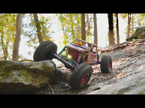 Rc; UCfab BSA Moon Buggy; Suspension Test @ Rockwood! (w/ music)