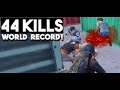 NEW WORLD RECORD!!!   44 KILLS Duo vs Squad   PUBG Mobile