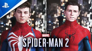 NEW Tom Holland Spider-Man Face MOD in Marvel's Spider-Man 2 PC