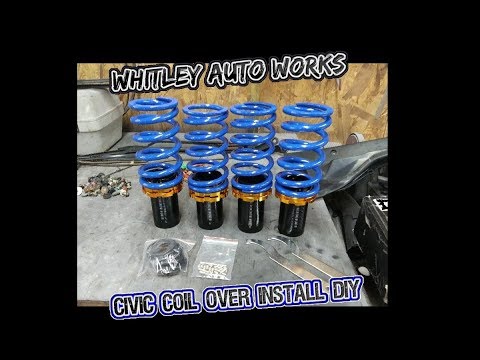 92-00 Civic Integra Del Sol Cheap Coil Overs installation Guide How to