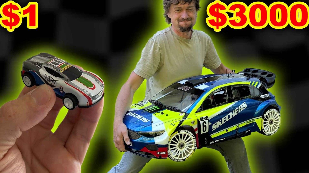 $1 vs $3000 Giant Petrol RC Rally Car