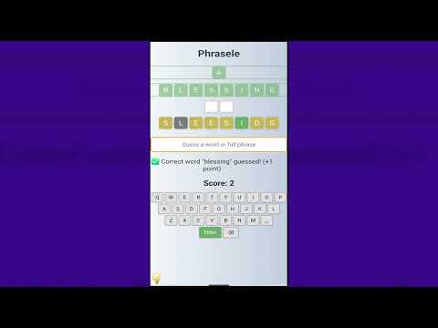 Phrasele – Fun Word Puzzle video thumbnail