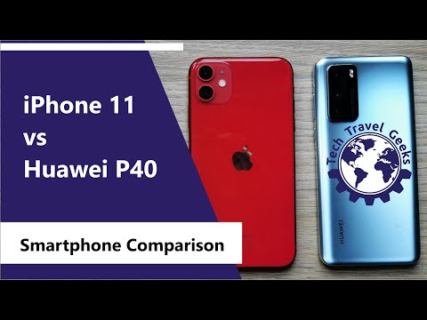 Apple iPhone 11 vs Huawei P40 - iOS vs EMUI - Premium Smartphone Comparison
