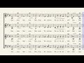 Anton Bruckner - Choralmesse - Sanctus - alle Stimmen