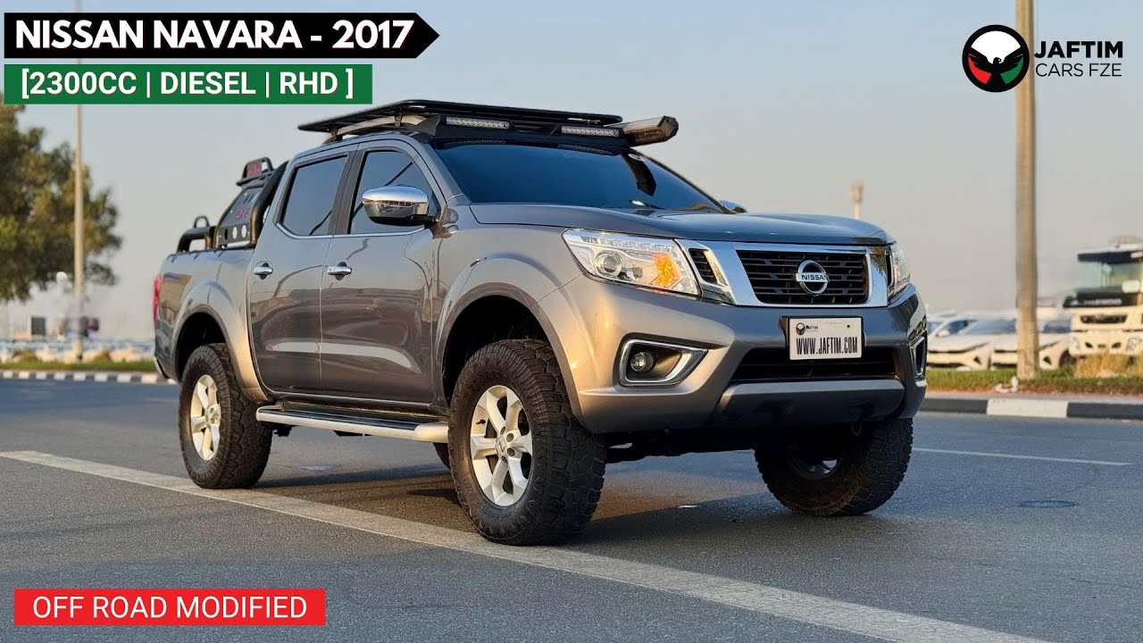 Nissan Navara DOUBLE CAB | ADVENTURE READY | 4WD | RHD | 2017 | 2.3L DIESEL ENGINE | AUTOMATIC TRANSMISSION | GREY video