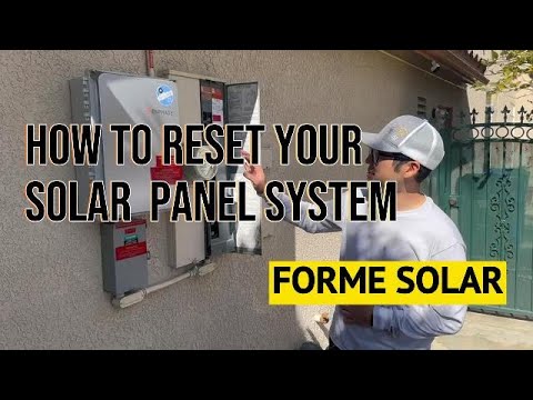 Quick Guide: Resetting Your Enphase Solar Energy System