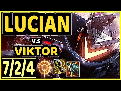 ENVY (LUCIAN) vs VIKTOR - 7/2/4 KDA MID CHALLENGER GAMEPLAY - BR