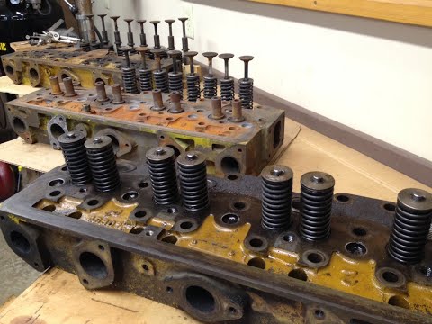 Caterpillar D2 #5J1113 Diesel Engine Assembly Ep.23: Cylinder Head Reconditioning Begins...