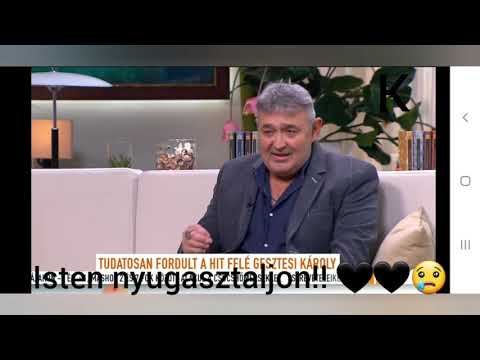 Gesztesi Károly utolsó élő Tv-s interjúja egy nappal halála előtt!!🖤🖤😢😢