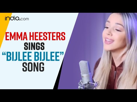 Dutch Singer Emma Heesters Sings Harrdy Sandhu Song 'Bijlee Bijlee'  | Viral Video