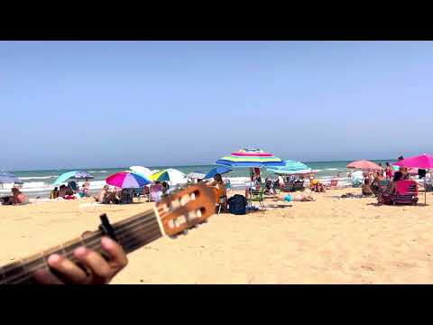 Guitar at the beach of La Mata Torrevieja- Alicante - Spain - Arash Aria #arasharia