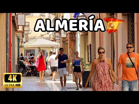 🇪🇦[4K] ALMERÍA - Europe's Sunniest City Walking Tour - Andalusia's Most Oriental Capital - Spain