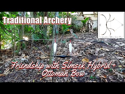 #traditionalarchery Friendship with Simsek Hybrid + Ottoman Bow