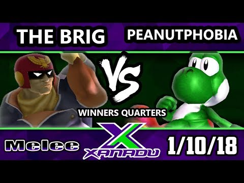 S@X 236 Melee - The Brig (Captain Falcon) Vs. Peanutphobia (Yoshi) - Smash Melee WQ - SSBM