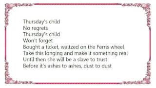 Isobel Campbell - Thursday&#39;s Child Lyrics