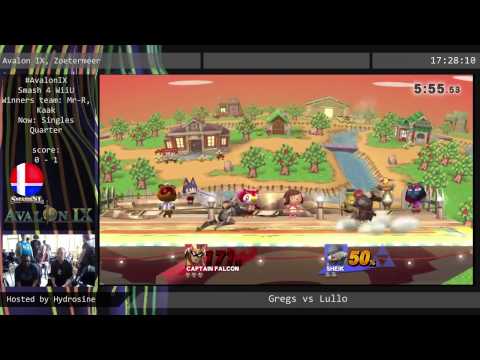 Gregs(Sheik, Luigi) vs Lullo(Falcon) - Avalon IX