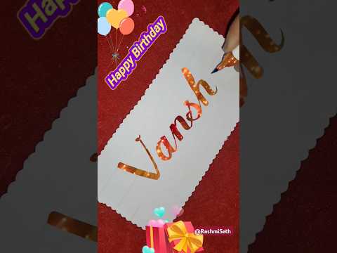 Happy Birthday Vansh || Happy Birthday Song Status #rashmiseth #vansh #happybirthday #shorts